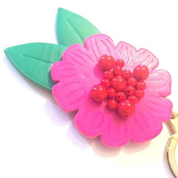 Kate Spade Majorelle Flower Key Fob - Picture 4 of 7